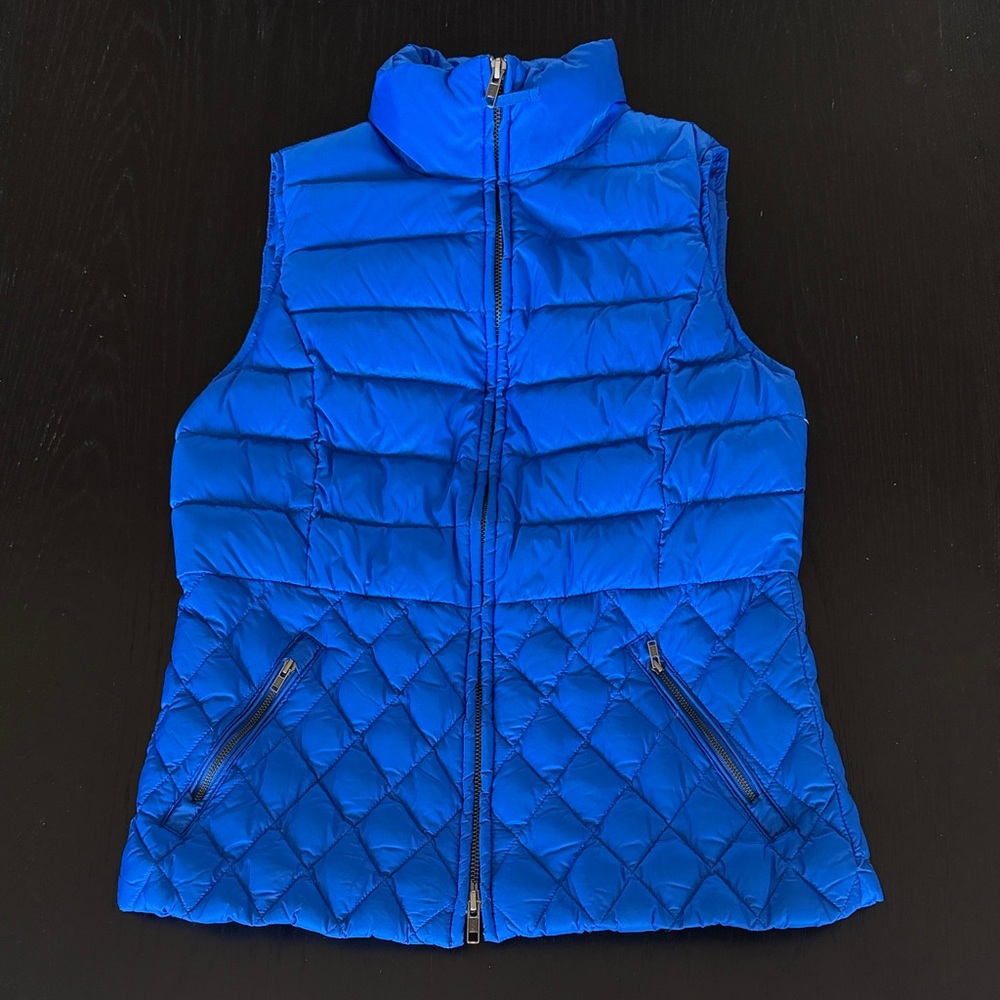 Talbots Royal Blue Quilted Puffer Vest